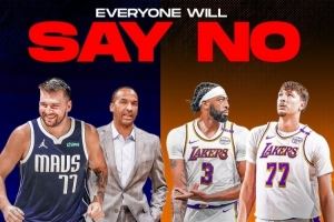 美媒:若哈里森现在想用浓眉+弗拉格换东契奇 佩林卡会直接挂电话